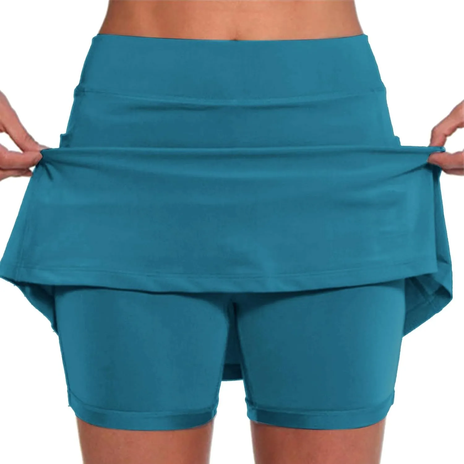 22 inch Golf Skirts for Women Tummy Control Pleated Tennis Skorts for Women Running Shorts for Women high Waisted 7