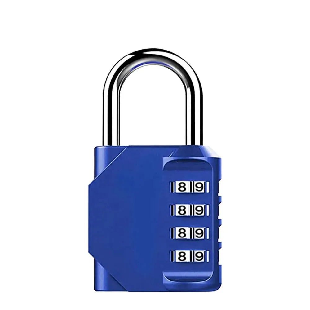 4 Digit Mini Combination Padlock for Outdoor use Waterproof Lock for Door Suitcase Bag Cabinet Locker and Window