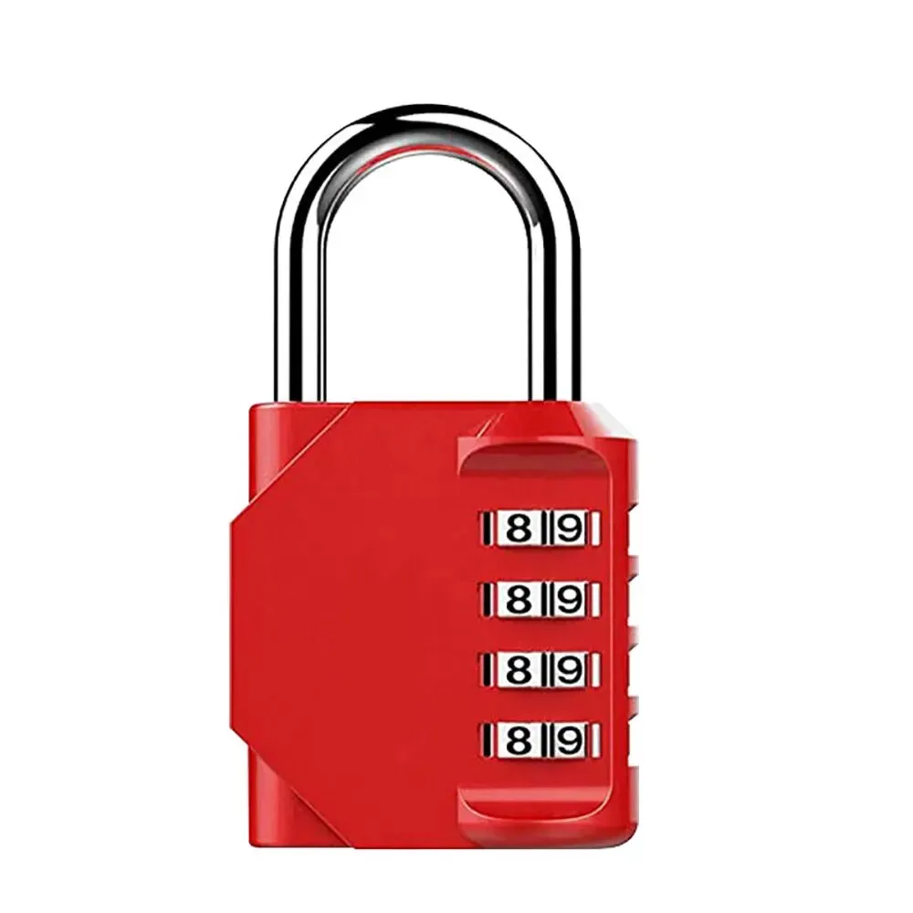 4 Digit Mini Combination Padlock for Outdoor use Waterproof Lock for Door Suitcase Bag Cabinet Locker and Window