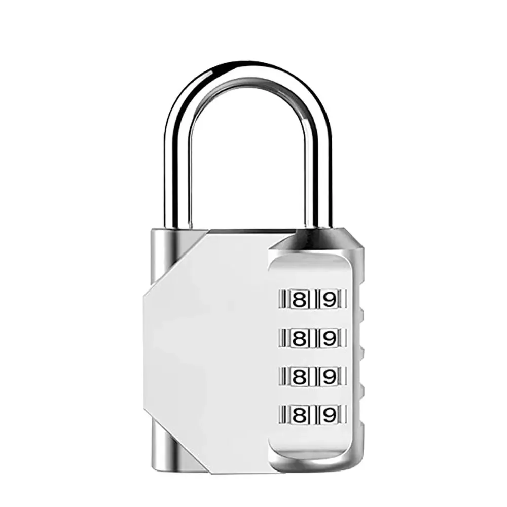 4 Digit Mini Combination Padlock for Outdoor use Waterproof Lock for Door Suitcase Bag Cabinet Locker and Window