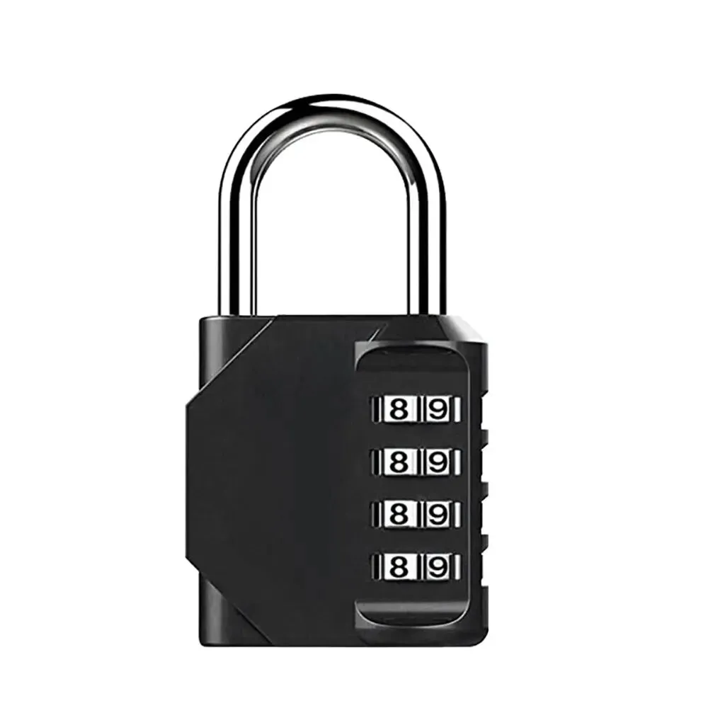 4 Digit Mini Combination Padlock for Outdoor use Waterproof Lock for Door Suitcase Bag Cabinet Locker and Window