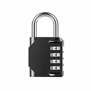 4 Digit Mini Combination Padlock for Outdoor use Waterproof Lock for Door Suitcase Bag Cabinet Locker and Window