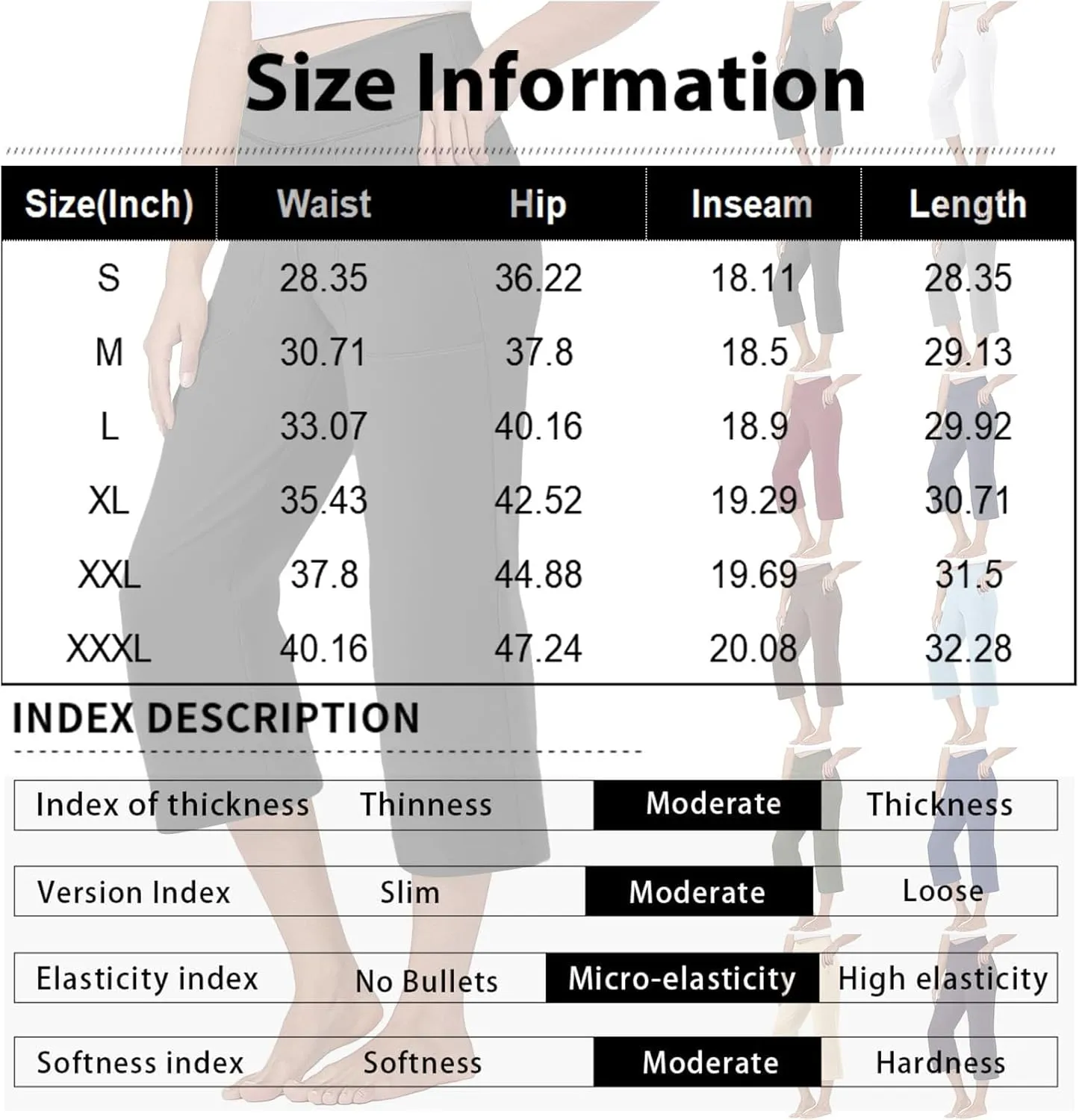 ADHOWBEW Capri Pants for Women Drawstring Flowy High Waist Wide Leg Dressy Trendy Summer Cotton Comfy Slacks with Pockets