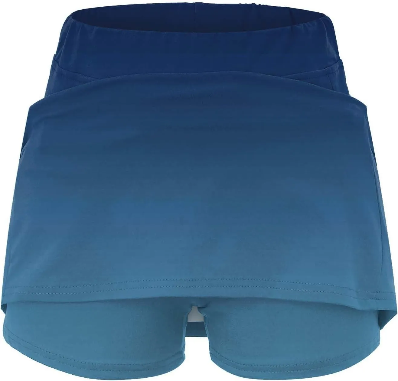 aihihe Blue Golf Skirts for Women Pleated Skorts for Women with Pockets Plus Size Shorts for Curvy Women
