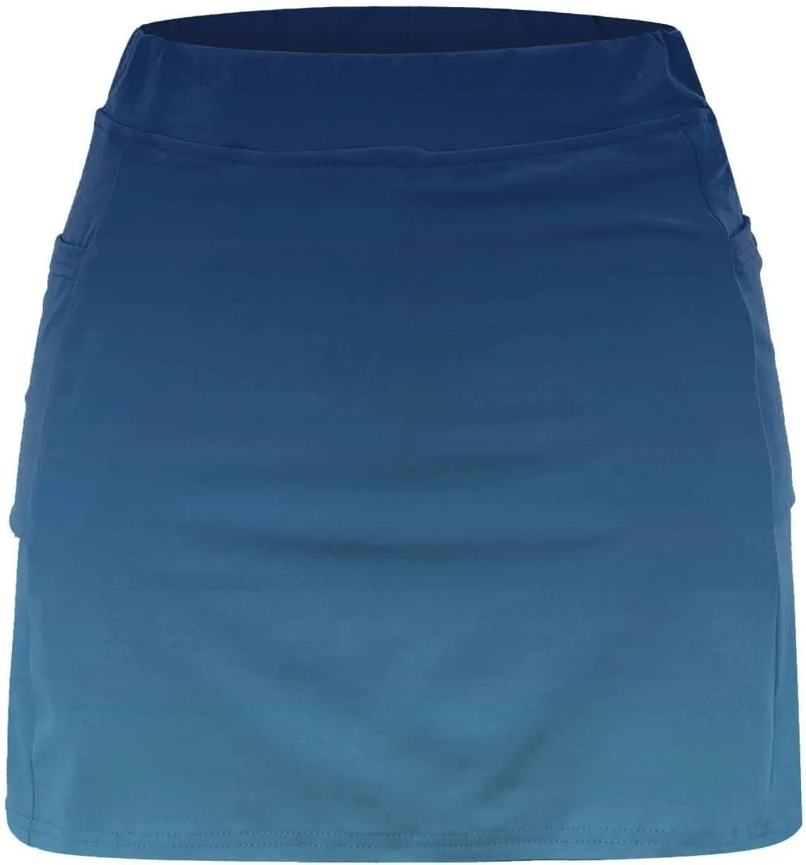 aihihe Blue Golf Skirts for Women Pleated Skorts for Women with Pockets Plus Size Shorts for Curvy Women
