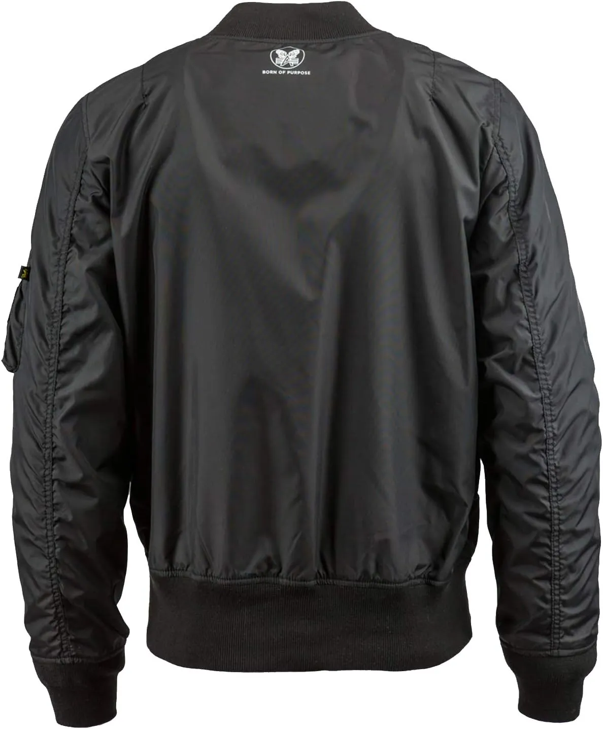 Alpha Industries Men's Ma-1 Skymaster Mid Length Zip Flight Jacket with Pockets