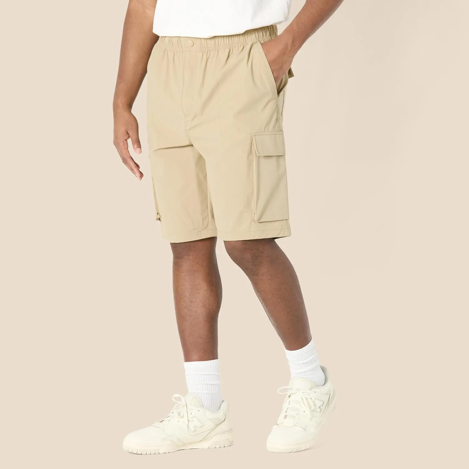 Amazon Essentials Men's Loose-Fit 11" Long Cargo Short