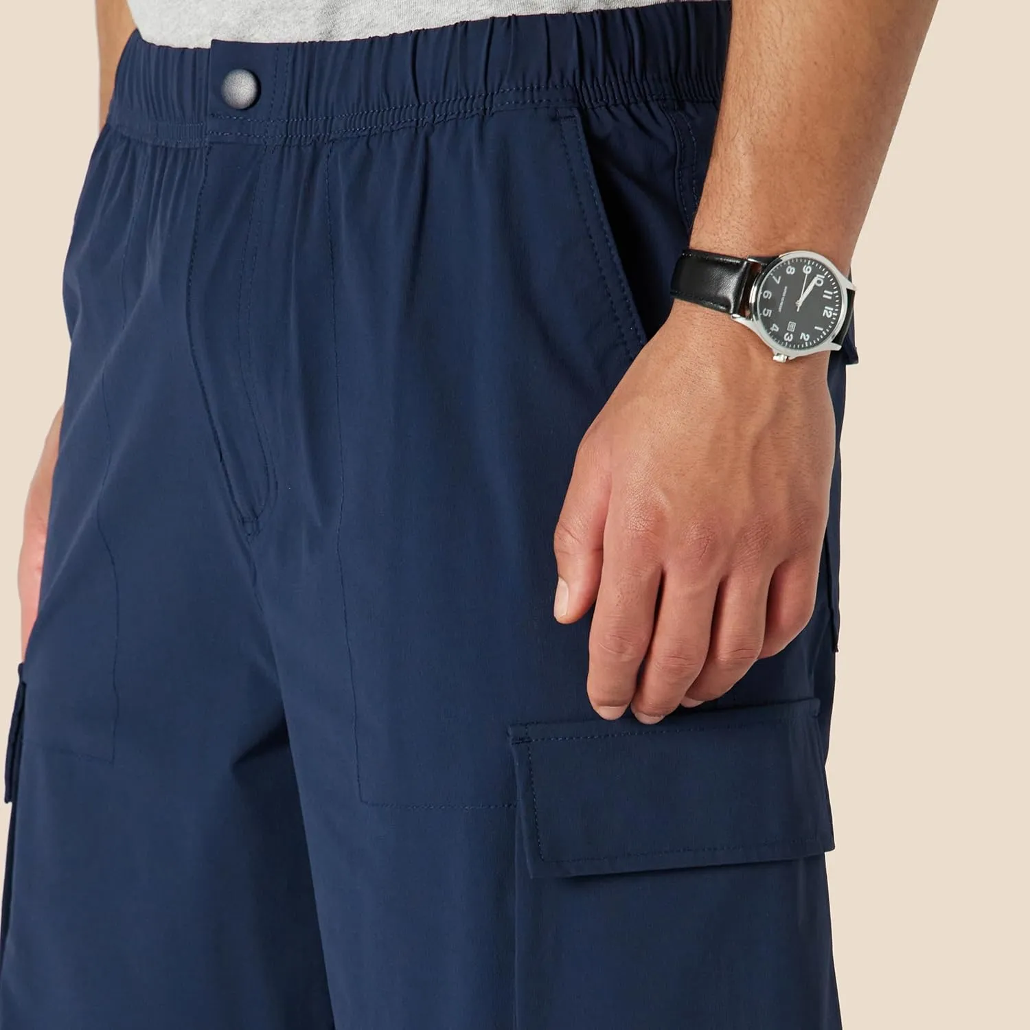 Amazon Essentials Men's Loose-Fit 11" Long Cargo Short