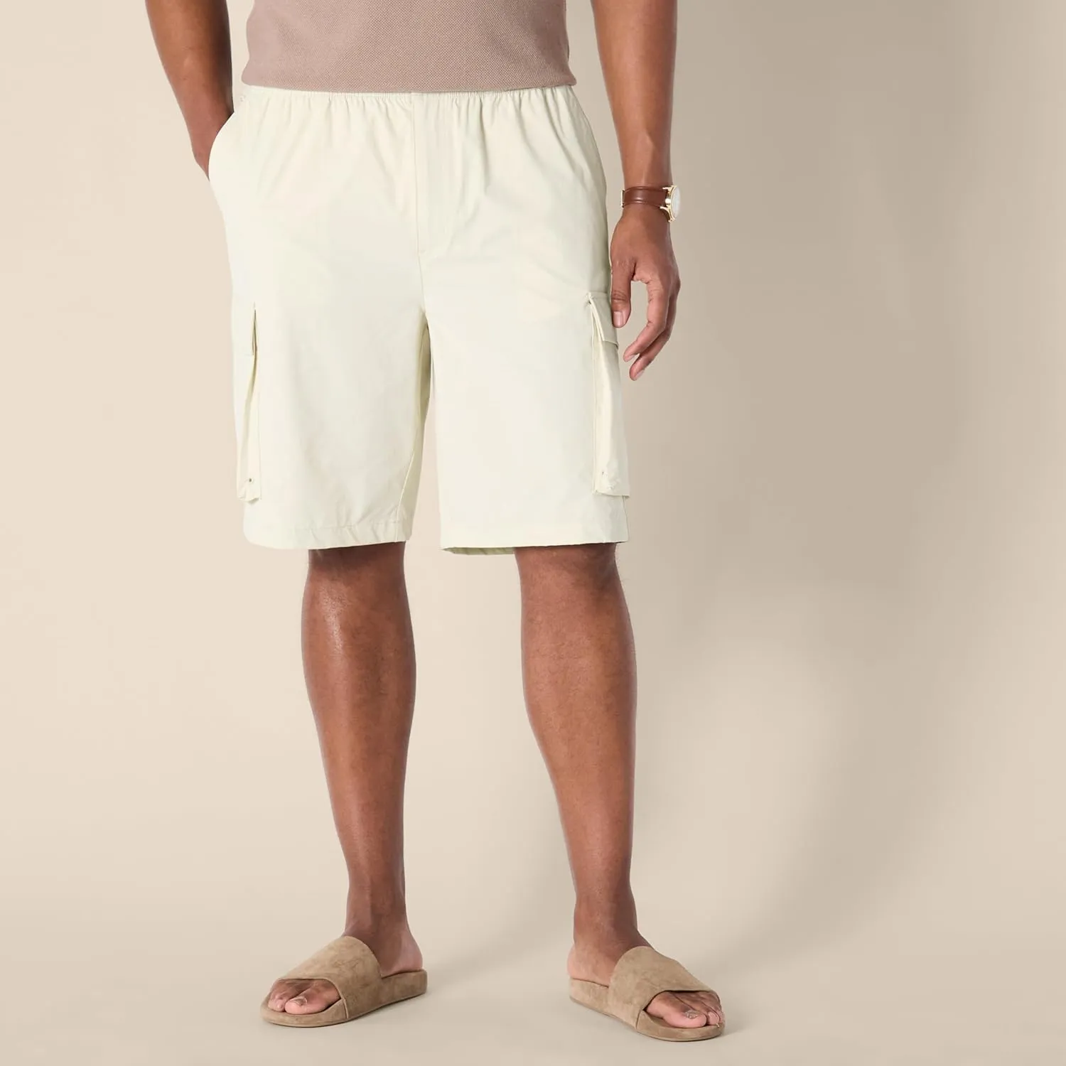 Amazon Essentials Men's Loose-Fit 11" Long Cargo Short