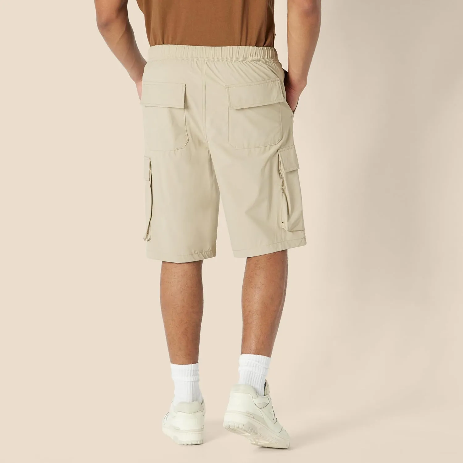 Amazon Essentials Men's Loose-Fit 11" Long Cargo Short
