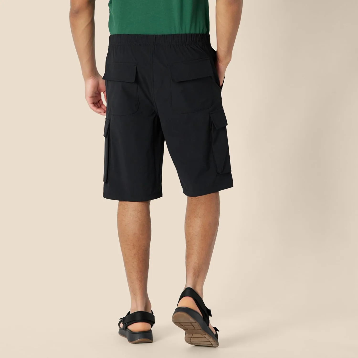 Amazon Essentials Men's Loose-Fit 11" Long Cargo Short