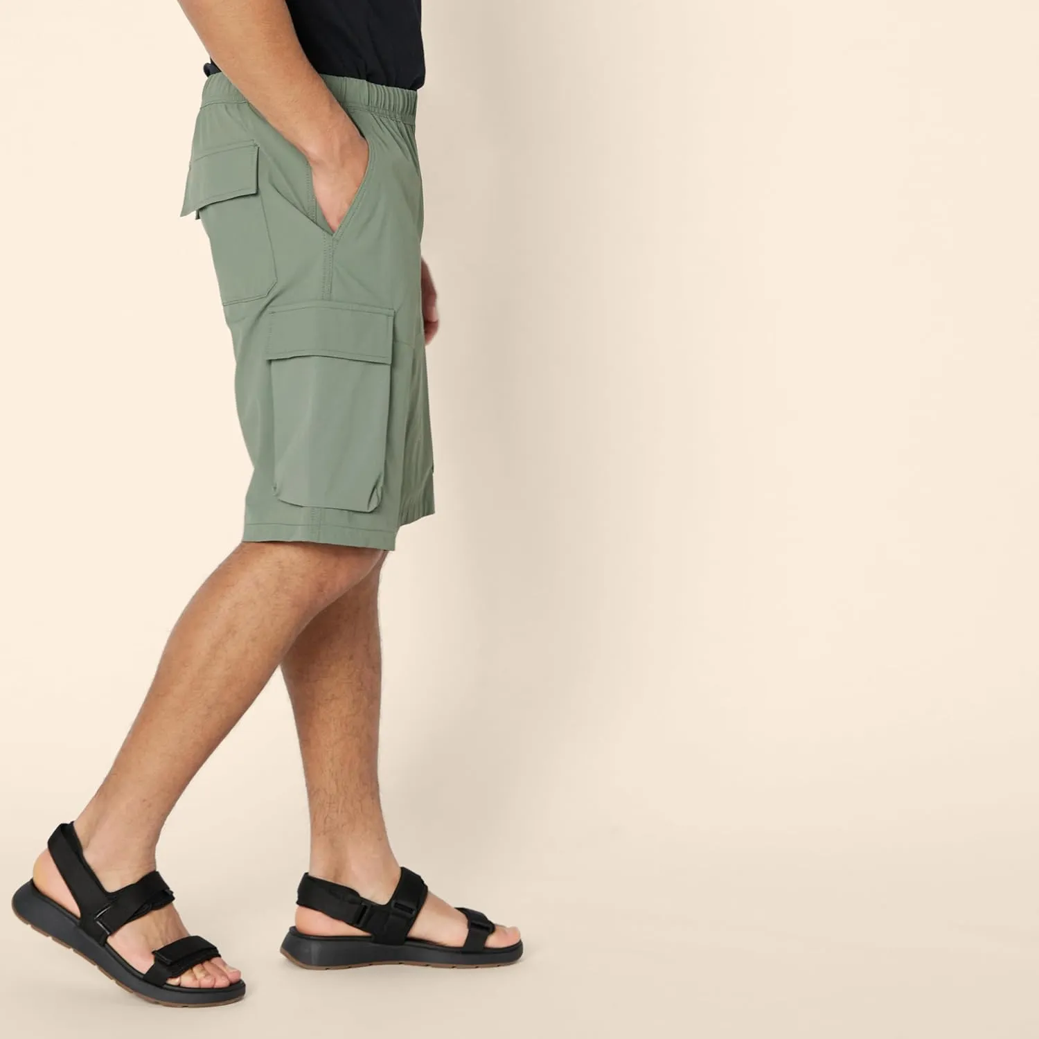 Amazon Essentials Men's Loose-Fit 11" Long Cargo Short