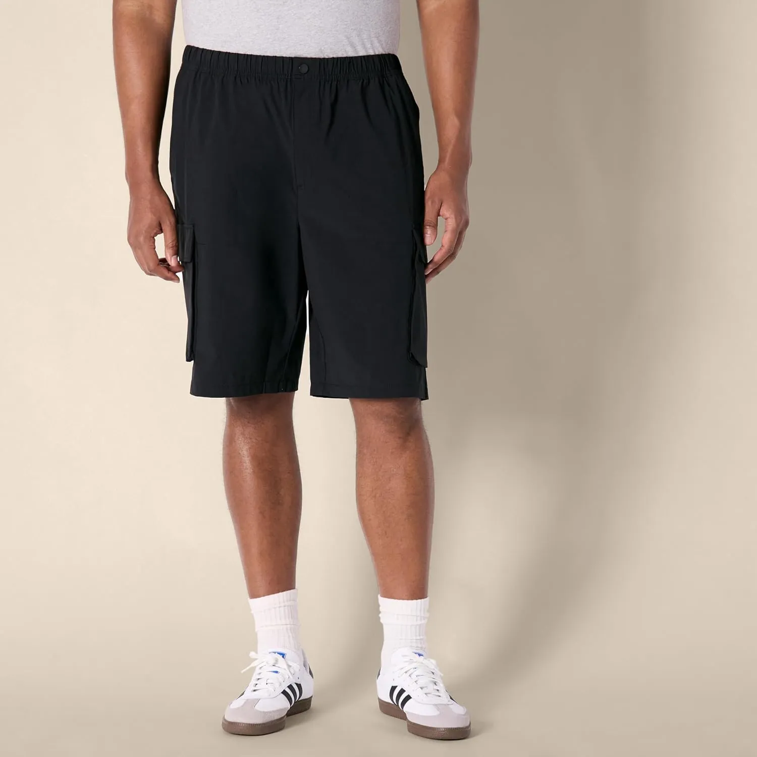 Amazon Essentials Men's Loose-Fit 11" Long Cargo Short