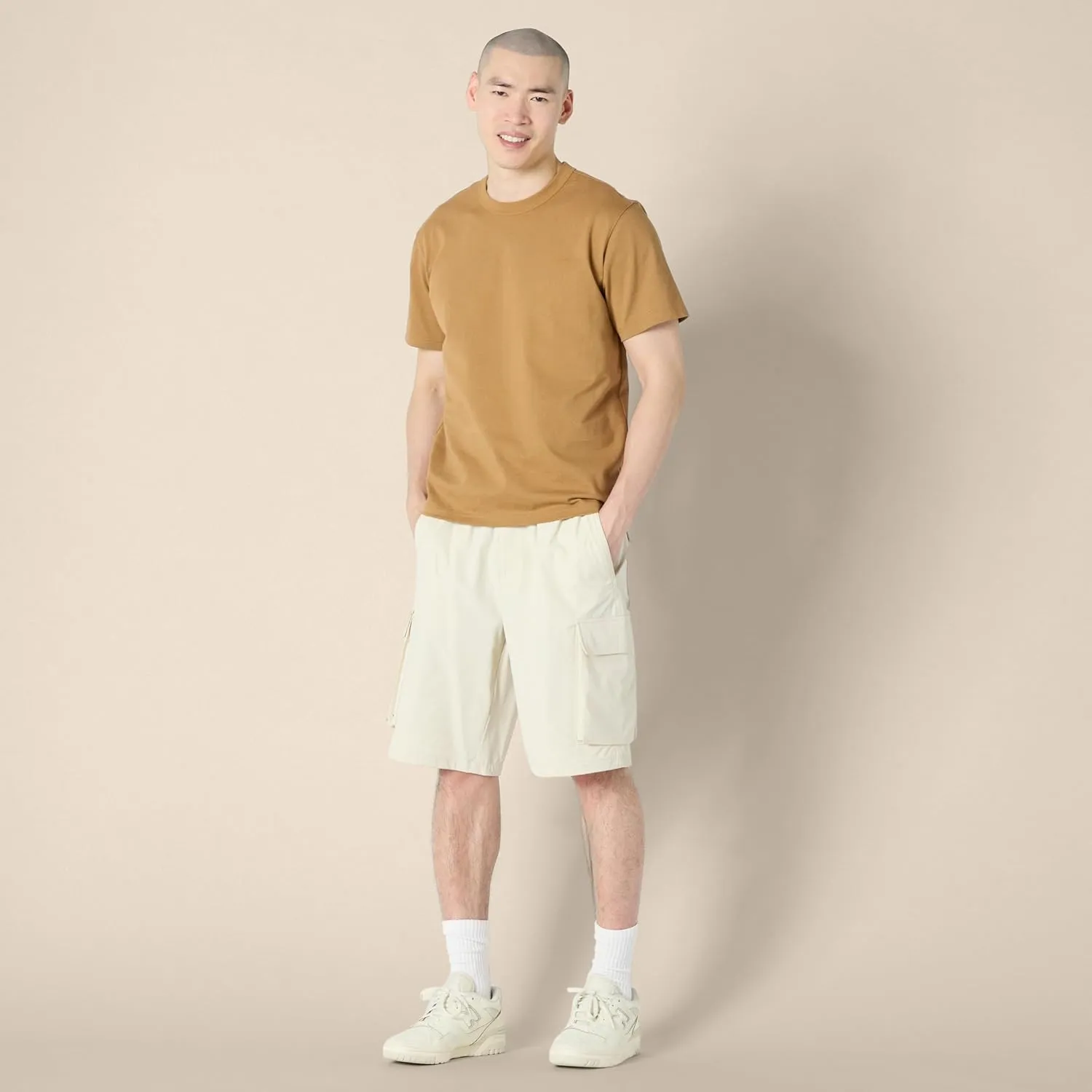 Amazon Essentials Men's Loose-Fit 11" Long Cargo Short