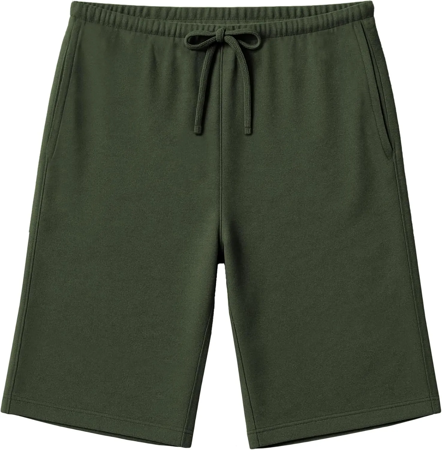 Andrew Scott Men's 3 Pack Soft & Light Cotton Drawstring Yoga Lounge & Sleep Jam Shorts/Jersey Shorts with Pockets