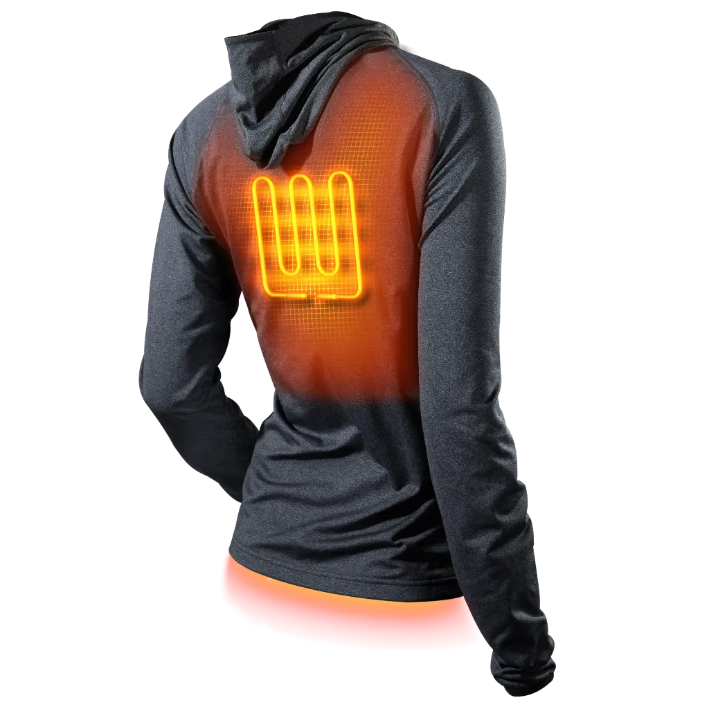 Apex Womens Heated Tech Hoodie by Gobi Heat