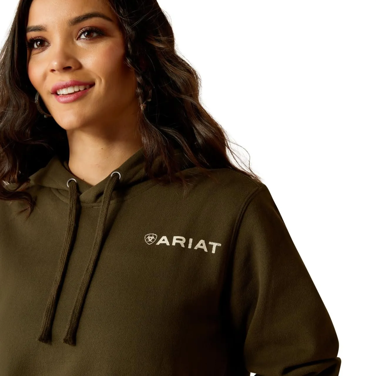 Ariat Women's Stamp Hoodie, Relic Green