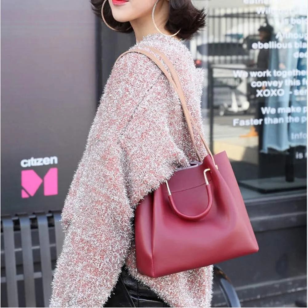 ASWER Women Top Handle Shoulder Bags Satchel Handbags Tote Purse Crossbody Bag