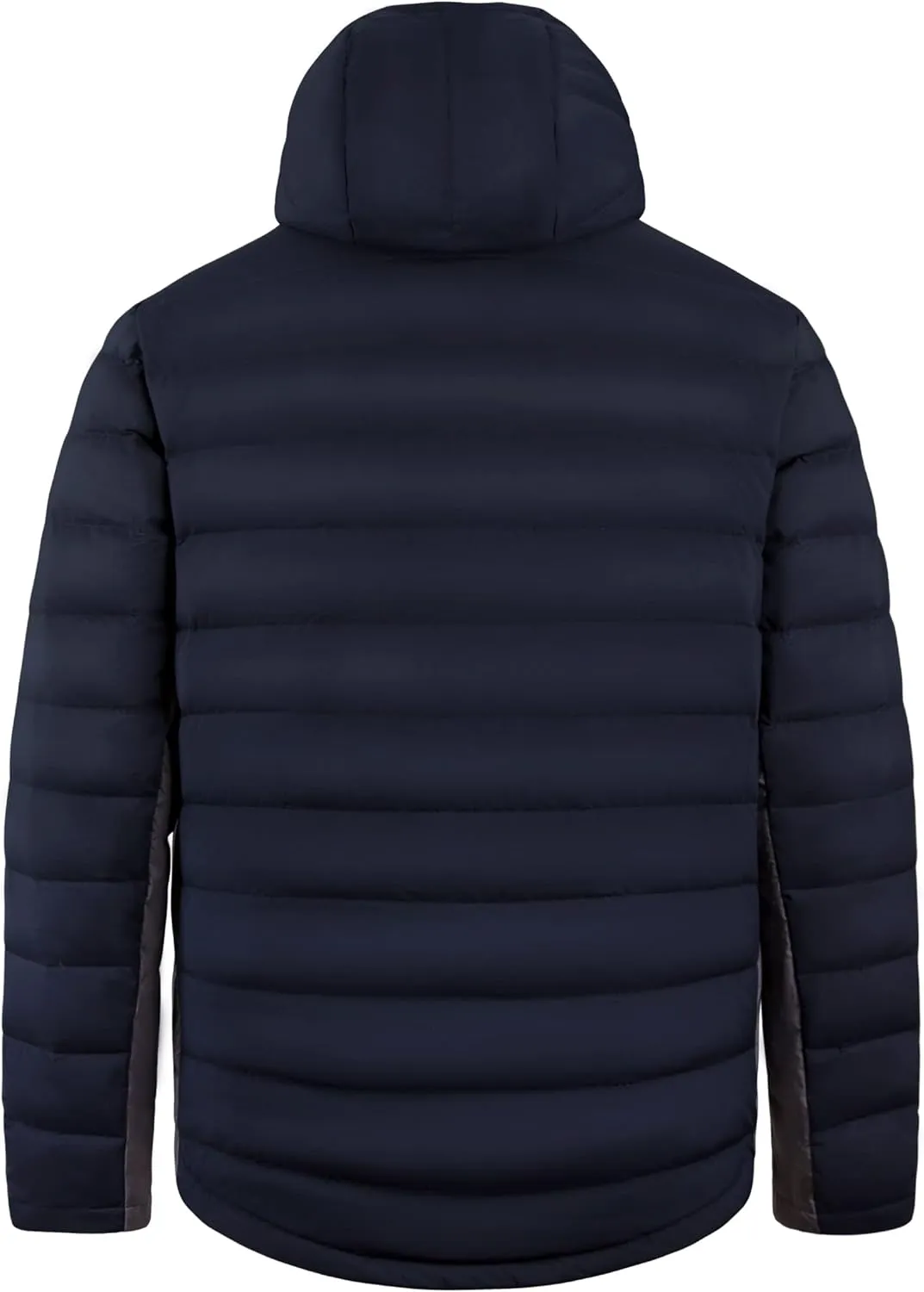 Bakery Men's Puffer Jacket Lightweight Water Resistant Hooded Down Jacket Insulated Winter Warm Coat
