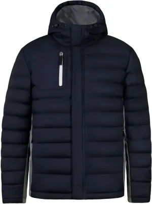 Bakery Men's Puffer Jacket Lightweight Water Resistant Hooded Down Jacket Insulated Winter Warm Coat