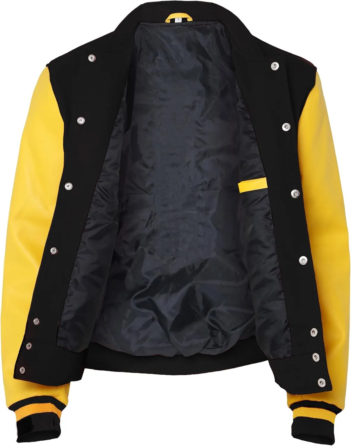 Baseball Wool Jacket Men | Letterman Jacket Men Faux Leather Sleeve | Varsity Jacket Men | Wool Bomber Jacket Men