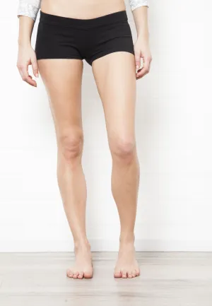 Black Low Rise Shorts