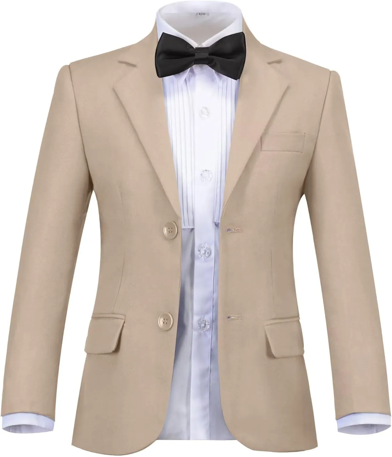 Boys' Blazer Jacket Slim Fit Single Breasted Kids Jacket for Boy Formal Sport Coat for Party Prom Wedding Size 2-20