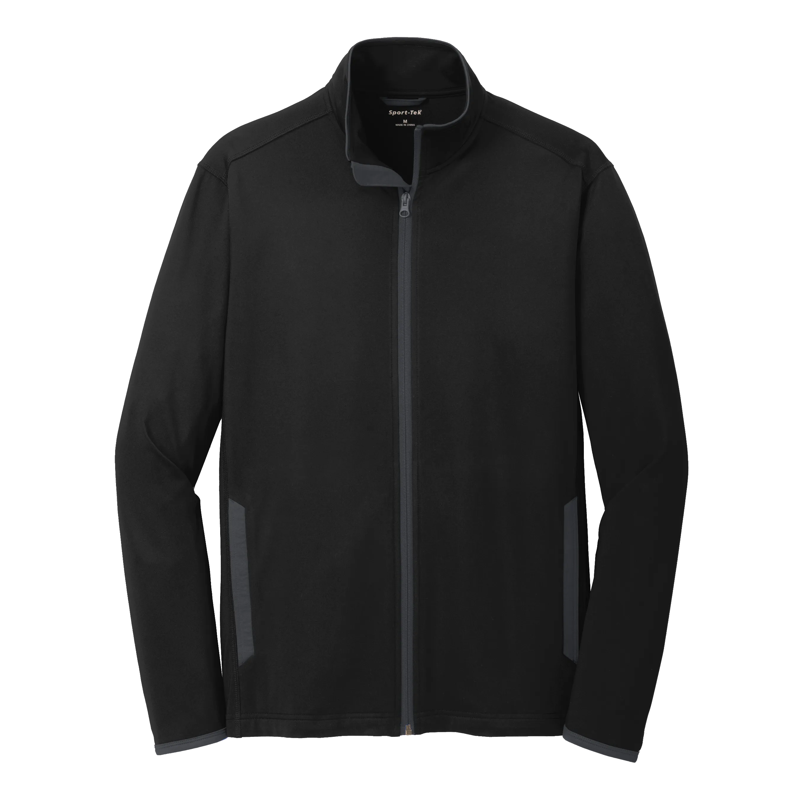 C1666M Mens Stretch Contrast Full Zip Jacket
