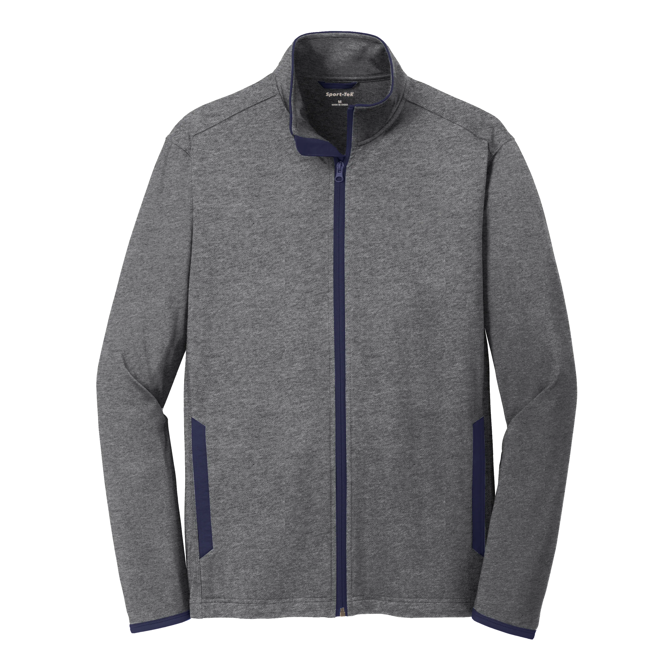 C1666M Mens Stretch Contrast Full Zip Jacket