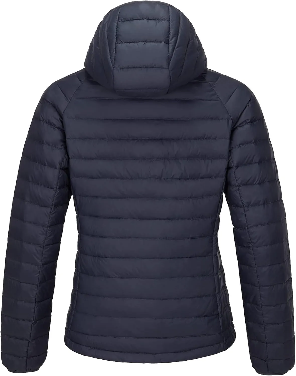 CAMELSPORTS Women's Down Jacket Hooded Winter Light Weight Short Puffer Coats Packable Warm Windproof Ladies Parka
