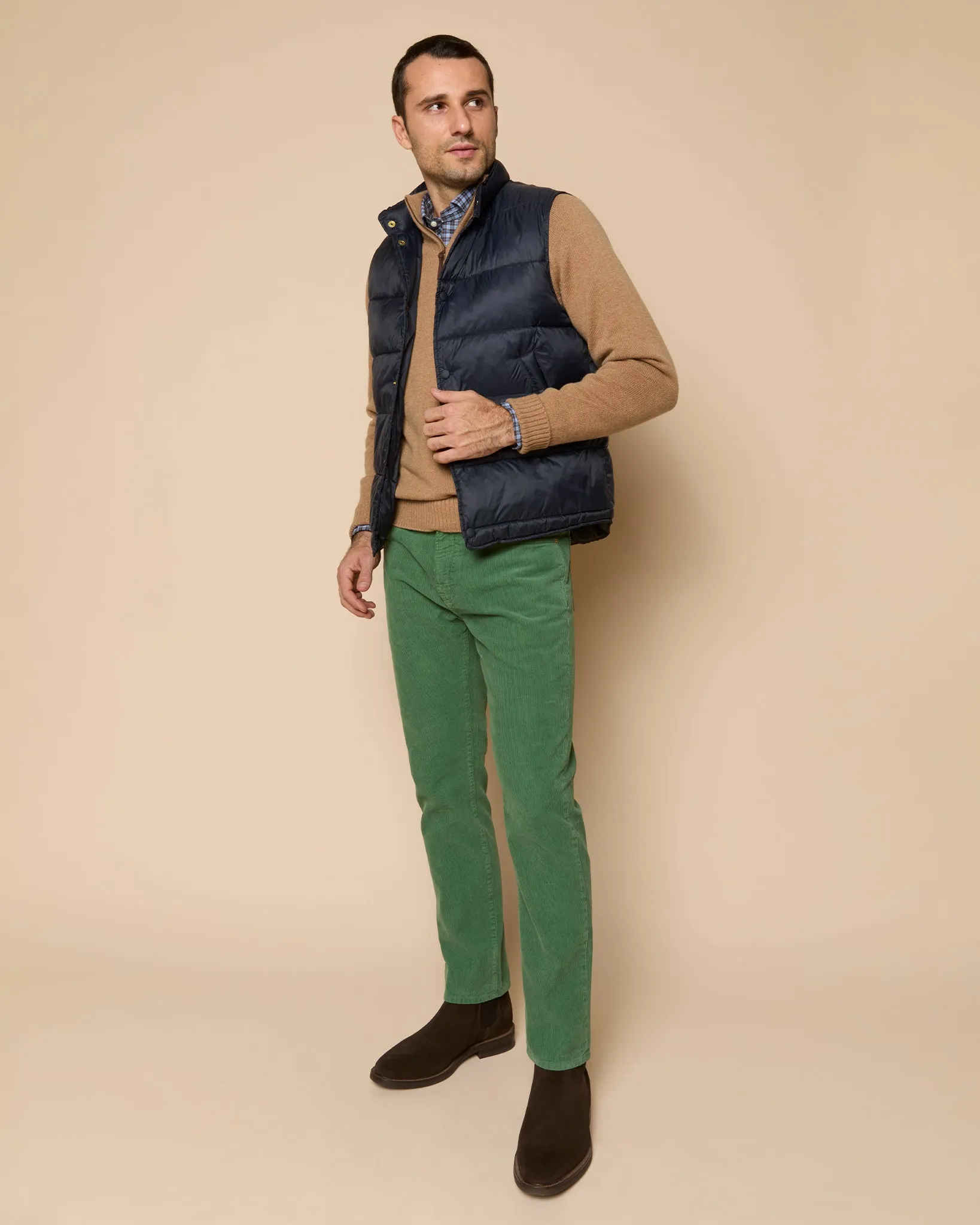 Cashball Traveler's Vest in Navy Nylon