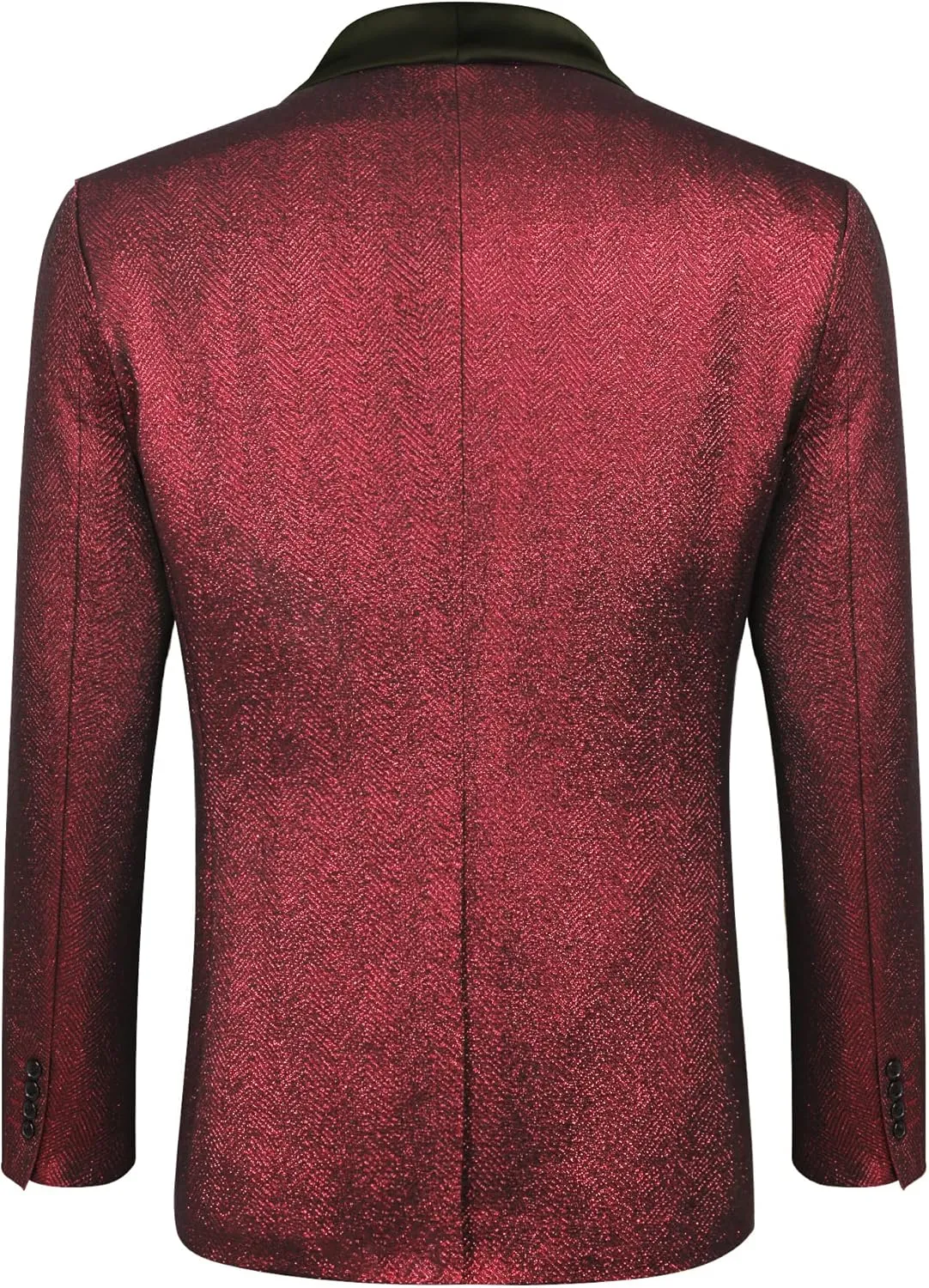 COOFANDY Men's Tuxedo Jacket Slim Fit Shawl Lapel Blazer One Button Suit Jackets for Party Prom Wedding Dinner