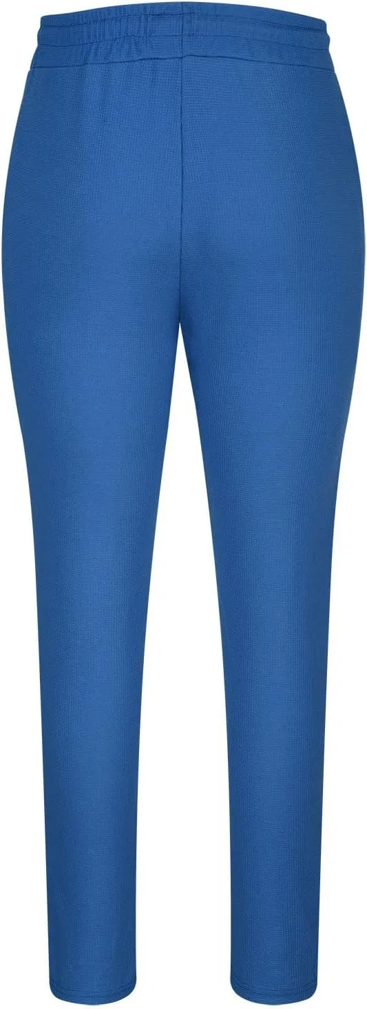 Ctreela Men's Casual Dress Pants Skinny Chino Pants Waffle Tapered Pants Flat Front Slacks Slim-Fit Elastic Waist Trousers