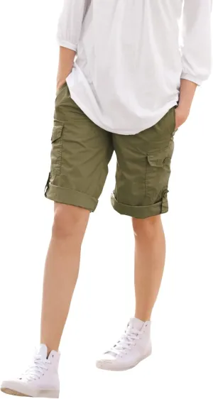 ellos Plus Size Convertible Cargo Shorts