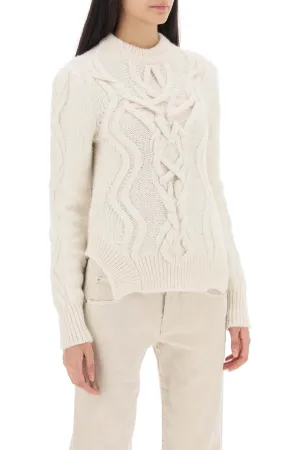 elvy cable knit sweater