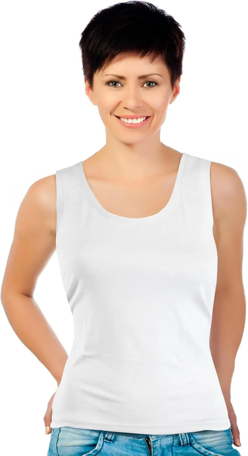 EMF Tank Top 5G RF Safe Clothing Shielding - Silver Coated Fabric