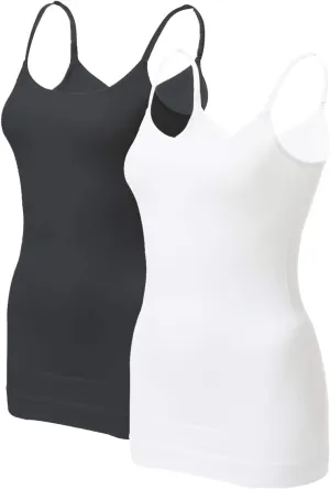 EUYZOU Women's Tummy Control Shapewear Tank Tops - Seamless Body Shaper Compression Top