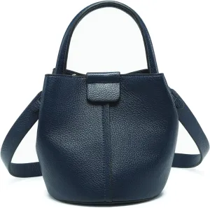 Farrah Bucket Bag Trendy Vegan Leather Hobo Crossbody Handbags Shoulder Purses for Women