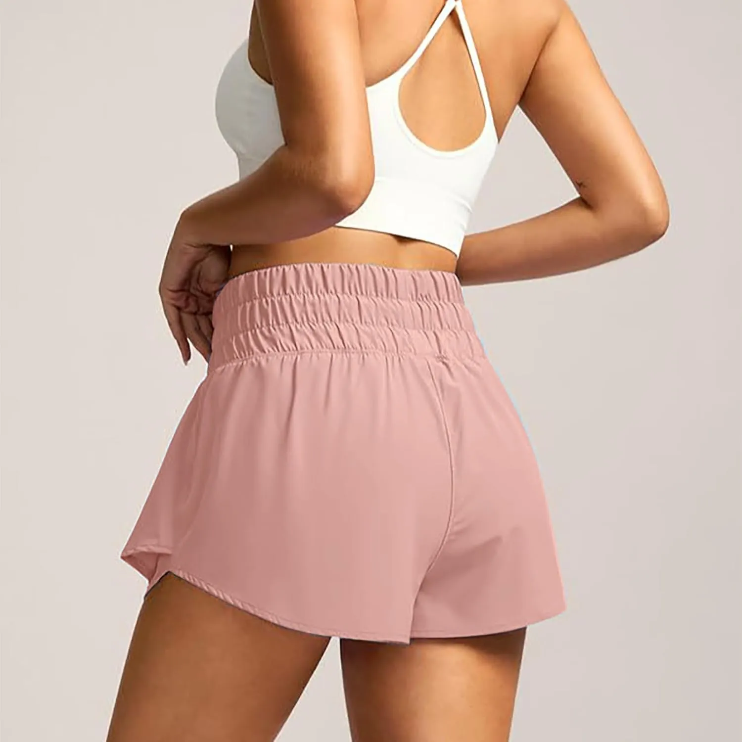 Flowy Athletic Shorts for Women Quick Dry Skort Skirt Pleated Tennis Skirt High Waisted Athletic Golf Skorts Skirts