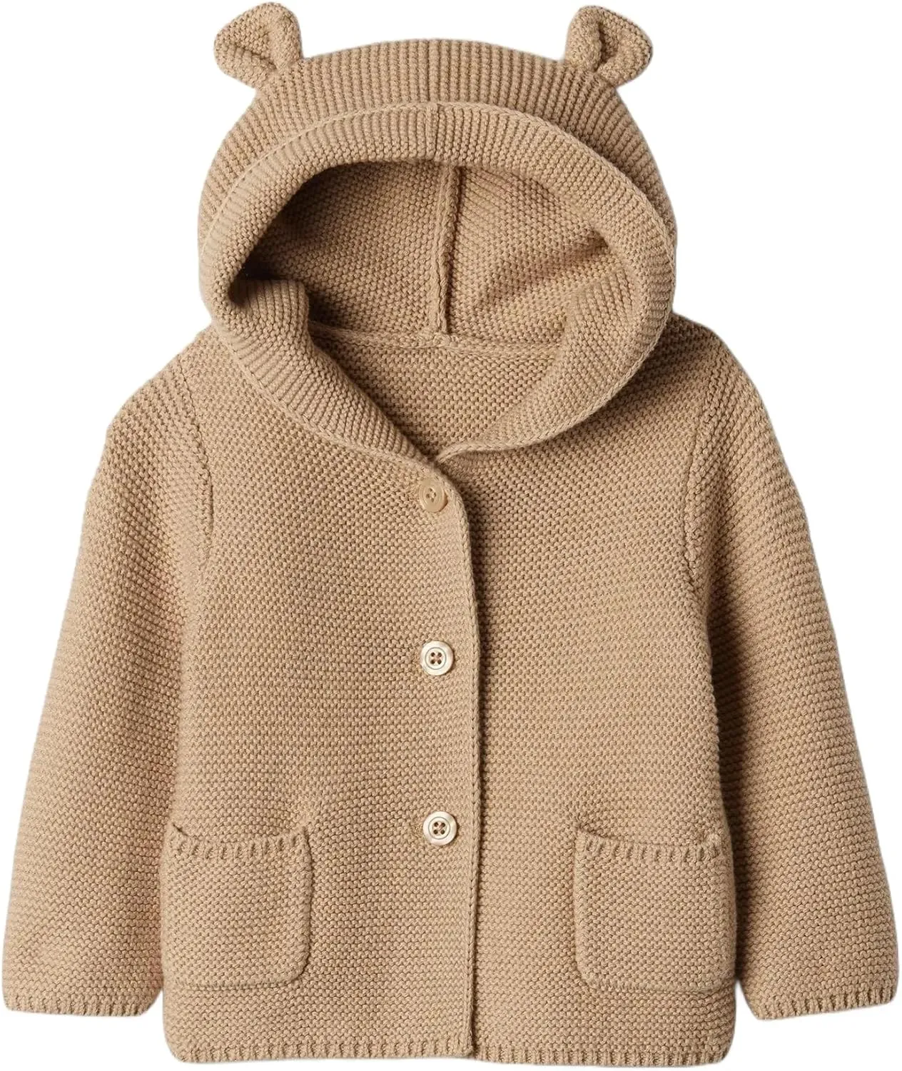 GAP Baby Boys' Garter Cardigan Sweater