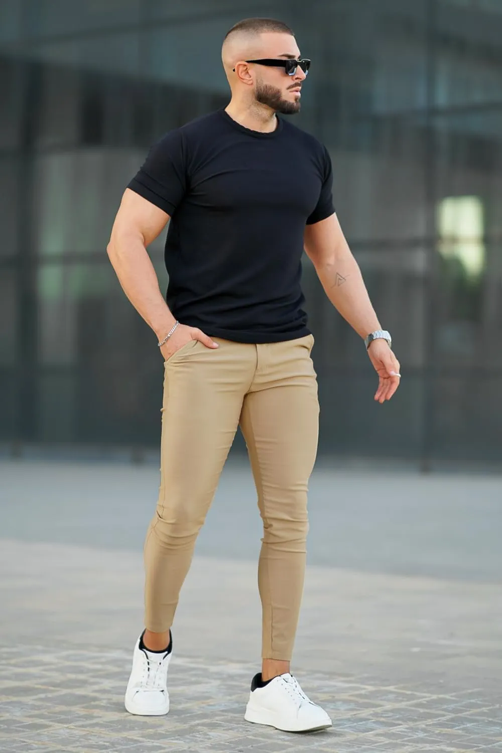 GINGTTO Mens Dress Pants Slim Fit Chino Pants for Men Formal