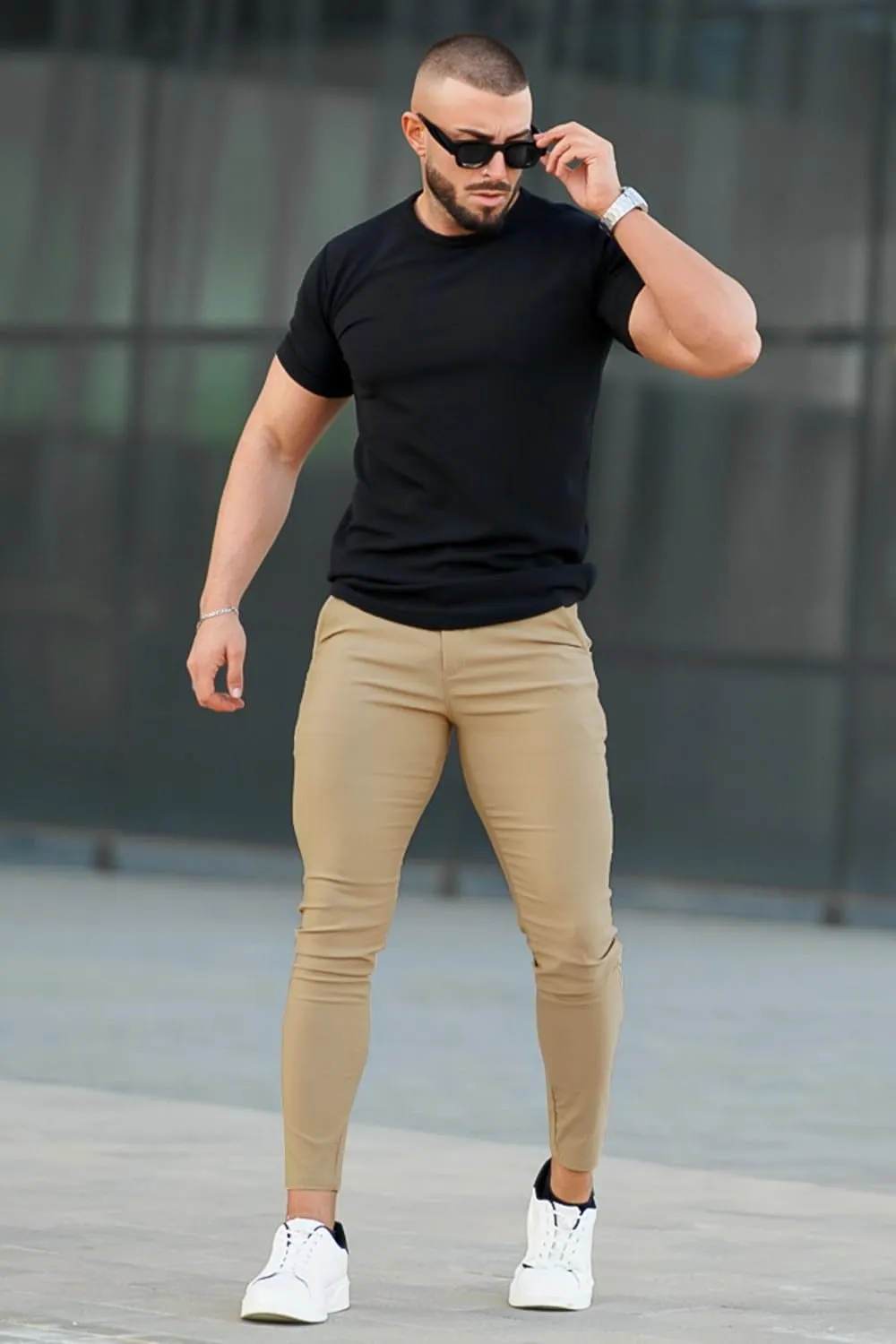 GINGTTO Mens Dress Pants Slim Fit Chino Pants for Men Formal