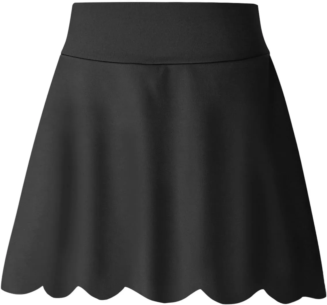 Girls Butterfly Shorts Y2K Trendy Flowy Shorts with Liner Summer Preppy 2 in 1 Tennis Skirts Athletic Workout Skorts