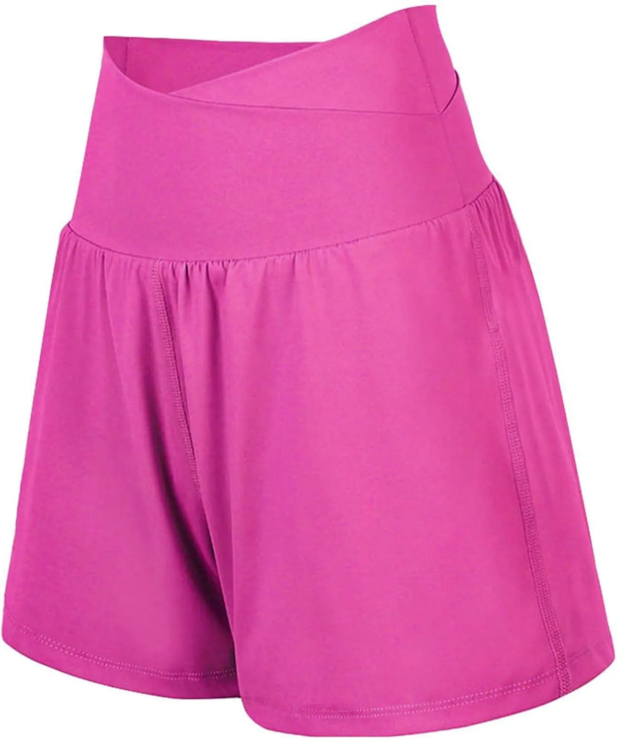 Girls Flowy Shorts with Spandex Liner V Crossover 2 in 1 Athletic Running Shorts with Pockets Kids Butterfly Skorts