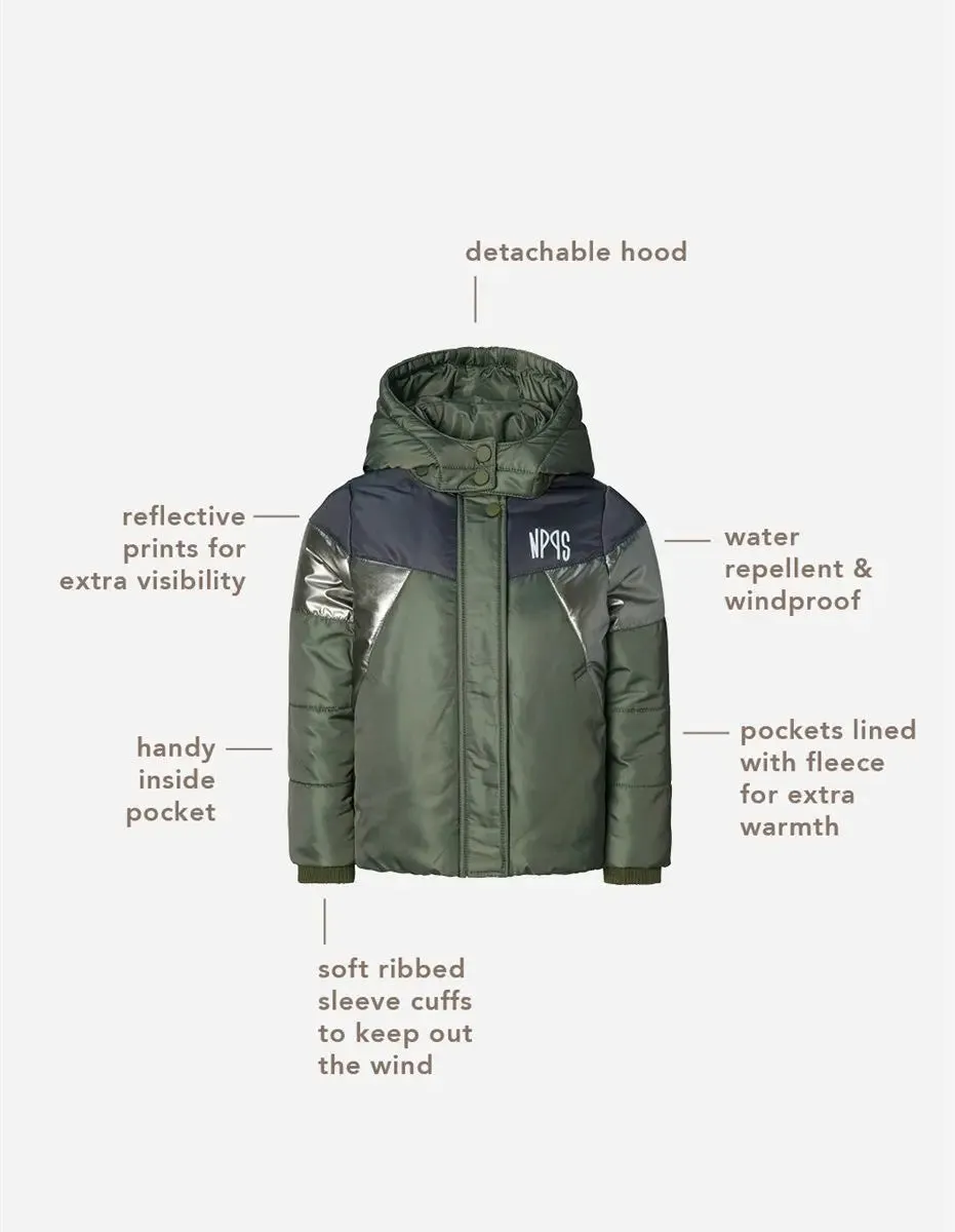 Girls' Winter jacket Nijega - Deep Depths | Noppies