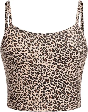 GORGLITTER Girl's Y2k Leopard Print Cami Top Spaghetti Strap Sleeveless Cheetah Camisole