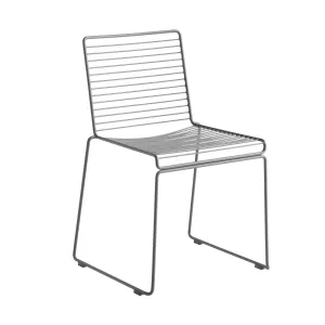 Hay Hee dining chair, asphalt grey (outdoor)