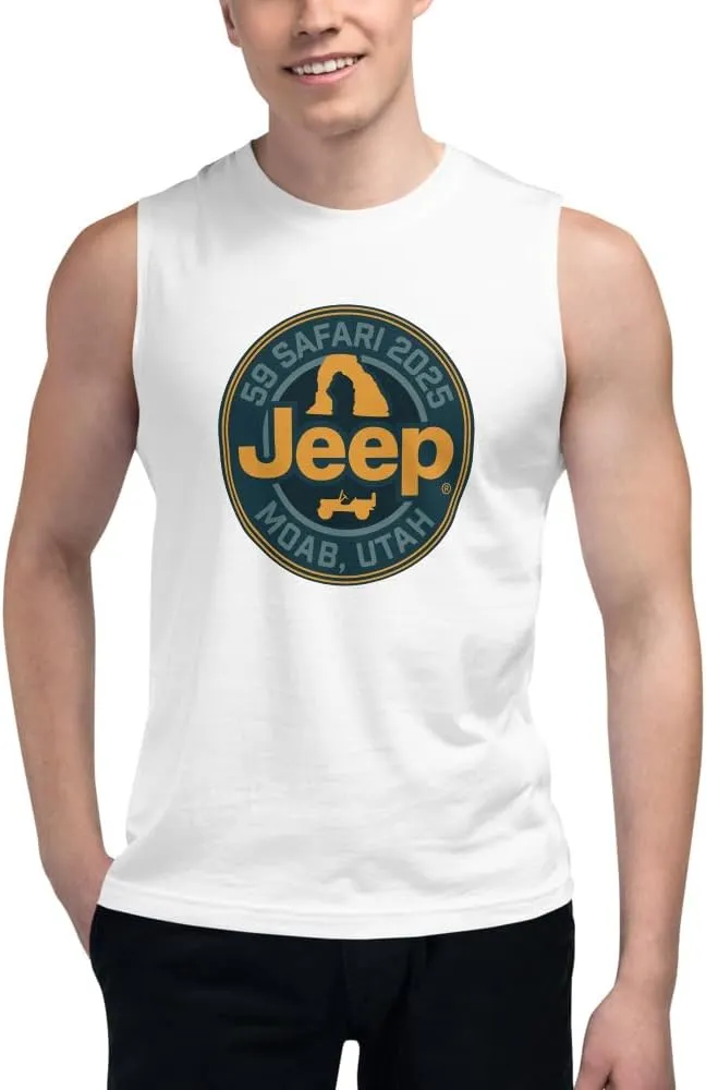 JEEP Easter Safari 2025 59th Annual Moab Utah Tank Top - Officially Licensed