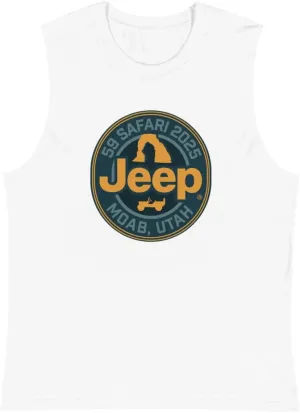 JEEP Easter Safari 2025 59th Annual Moab Utah Tank Top - Officially Licensed