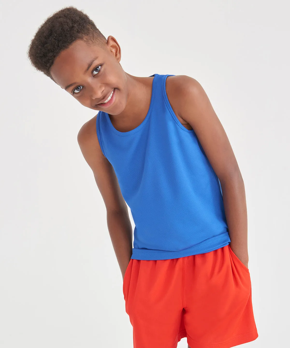 Kids cool vest | Fire Red